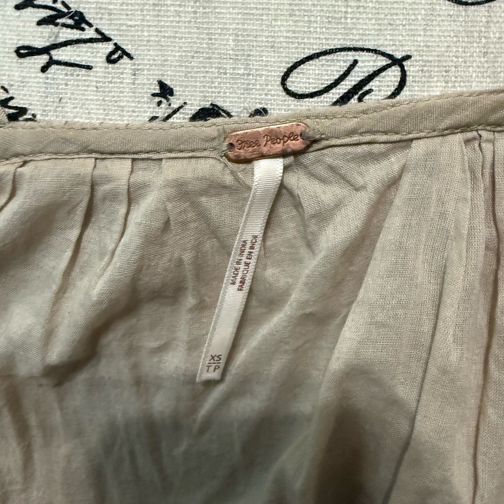 Free People Elegant Beige Frankie Pin-tuck Maxi Dress - Picture 2 of 8